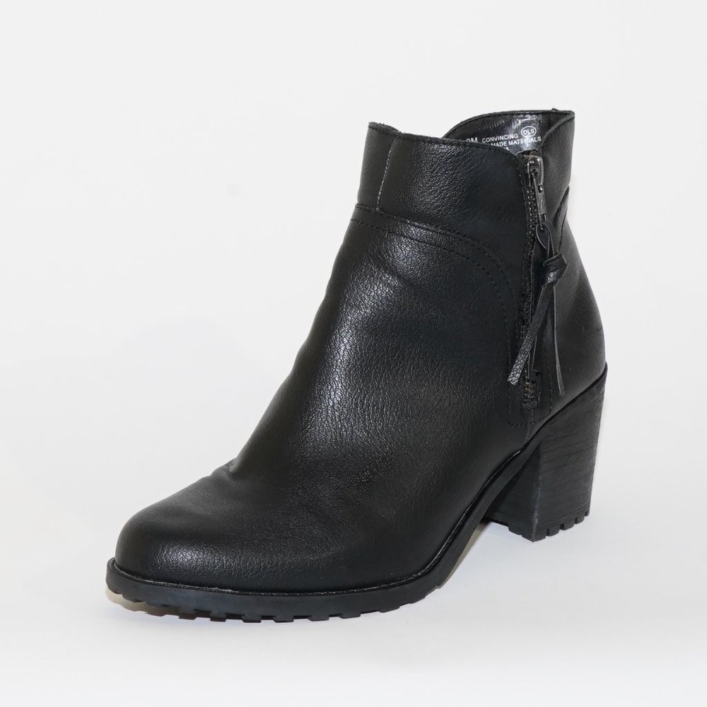 Aerosoles Heelrest Ankle Boots Block Heel Black 9